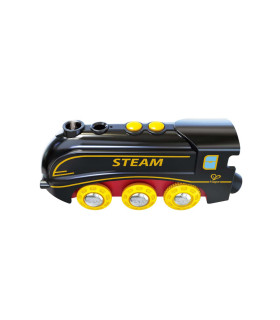 Tren a Batería con Vapor y Silbato Hape