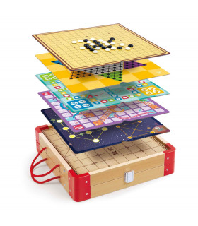 Colección de 22 Juegos de Mesa Clásicos Hape
