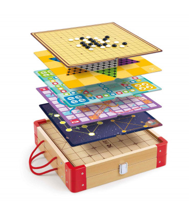 Colección de 22 Juegos de Mesa Clásicos Hape