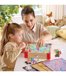 Colección de 22 Juegos de Mesa Clásicos Hape