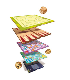Colección de 22 Juegos de Mesa Clásicos Hape