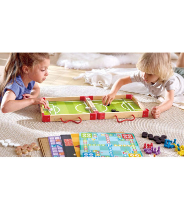 Colección de 22 Juegos de Mesa Clásicos Hape