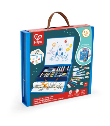 Set de Arte y Aprendizaje Portátil Hape
