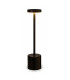 Lámpara de Mesa Recargable USB 34 cm Negra Alparamis