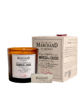 Vela Aromática Marchand D Aromes Frambuesas y Cassis 220 g