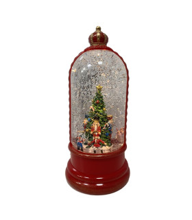 Adorno de Globo de Nieve con Cascanueces 12 x 27 cm Alparamis