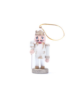 Adorno de Madera para Colgar Cascanueces 9 cm Alparamis