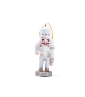 Adorno de Madera para Colgar Cascanueces 9 cm Alparamis