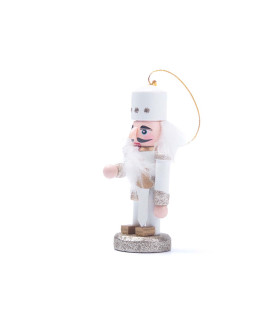 Adorno de Madera para Colgar Cascanueces 9 cm Alparamis