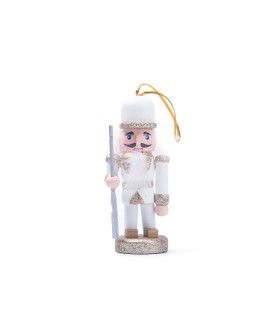Adorno de Madera para Colgar Cascanueces 9 cm Alparamis