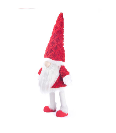 Adorno de Duende Rojo con Luz LED 88 cm Alparamis