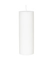 Vela Pilar 7 x 20 cm Blanca