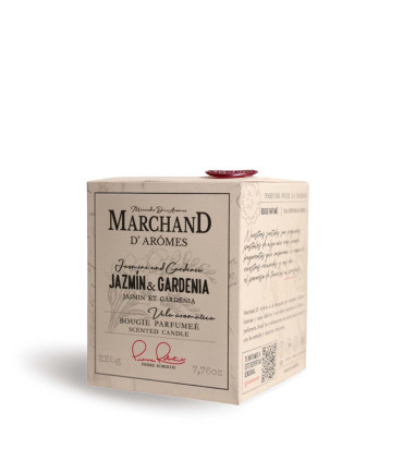 Vela Aromática Marchand D Aromes Jazmín y Gardenia 220 g