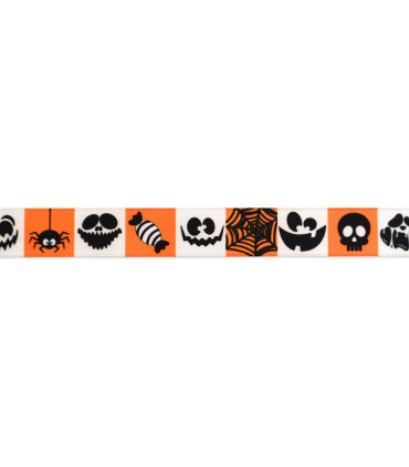 Cinta Halloween Creepy 2.5 cm x 10 m