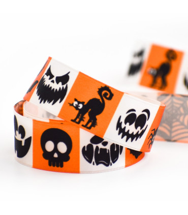 Cinta Halloween Creepy 2.5 cm x 10 m
