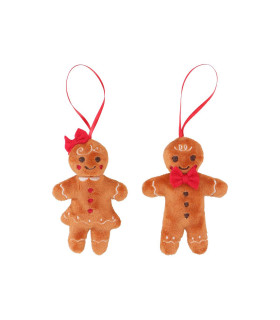 Adorno Peluche Gingerbread 11.5 cm Alparamis Surtido