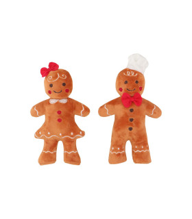 Adorno Peluche Gingerbread 21 cm Alparamis Surtido