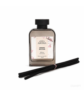 Difusor Ambiental 200 ml Línea Black Cerezo en Flor Espacio Aroma