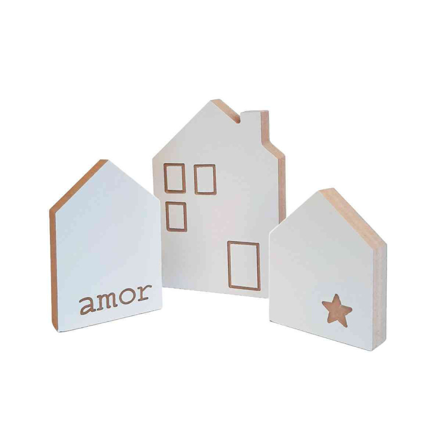 Adorno de Casas Nórdicas x 3
