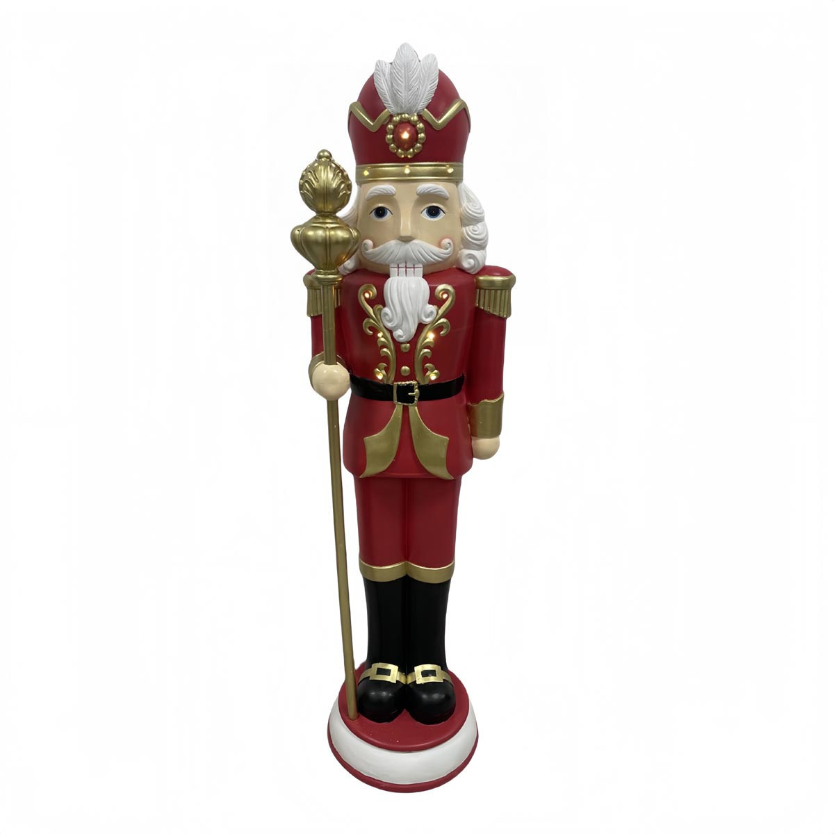 Adorno de Navidad Cascanueces con Luz LED 157 cm Alparamis