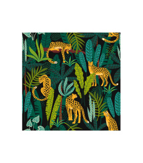 Servilletas 33x33 Leopard