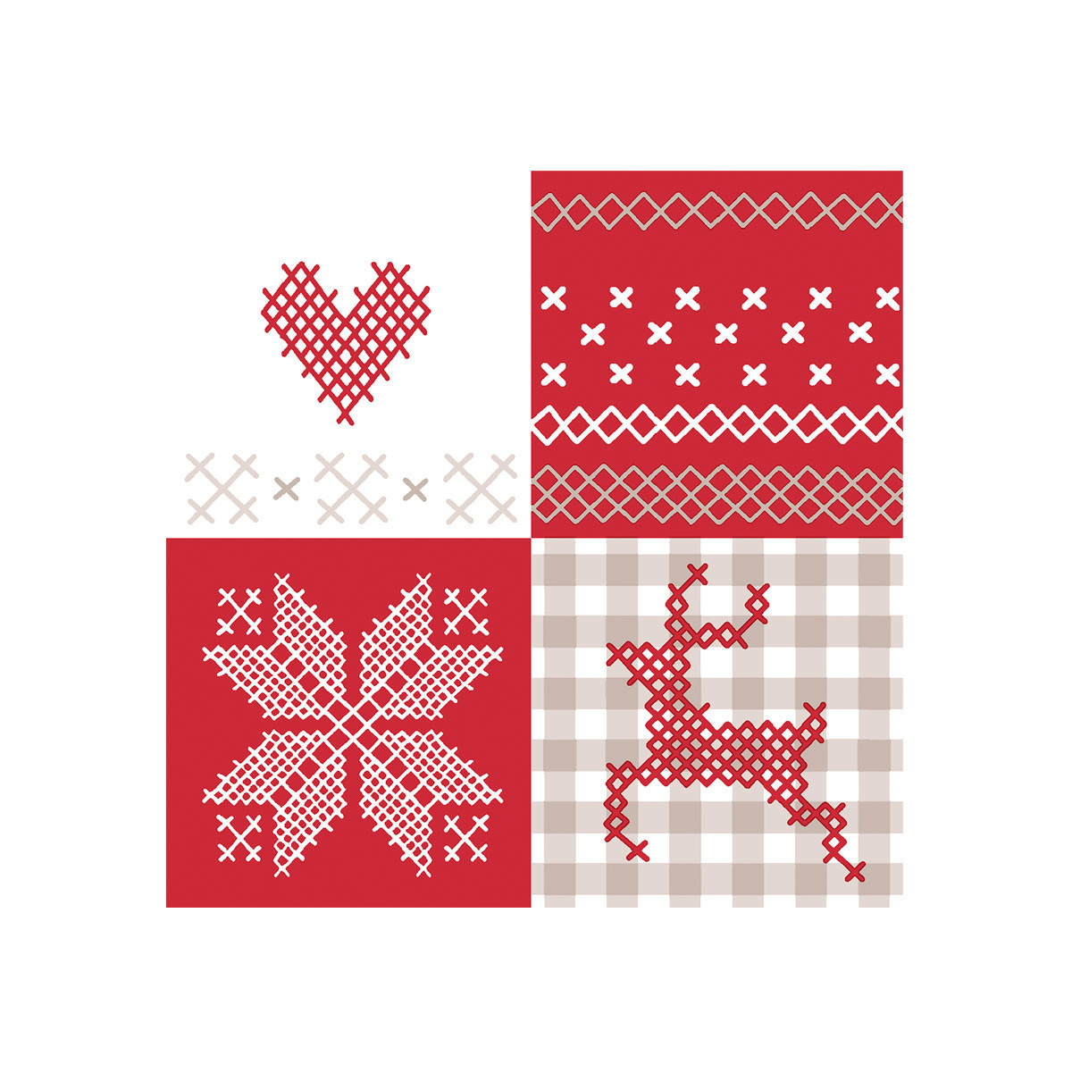 Servilletas 25x25 Winter Patch