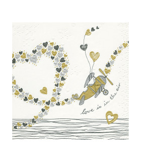 Servilleta 33X33 Love is in the Air