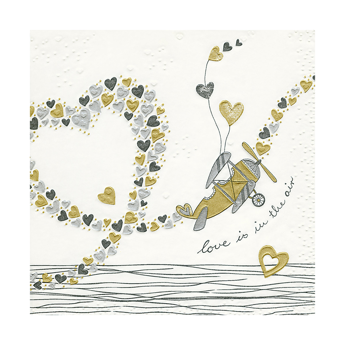 Servilleta 33X33 Love is in the Air