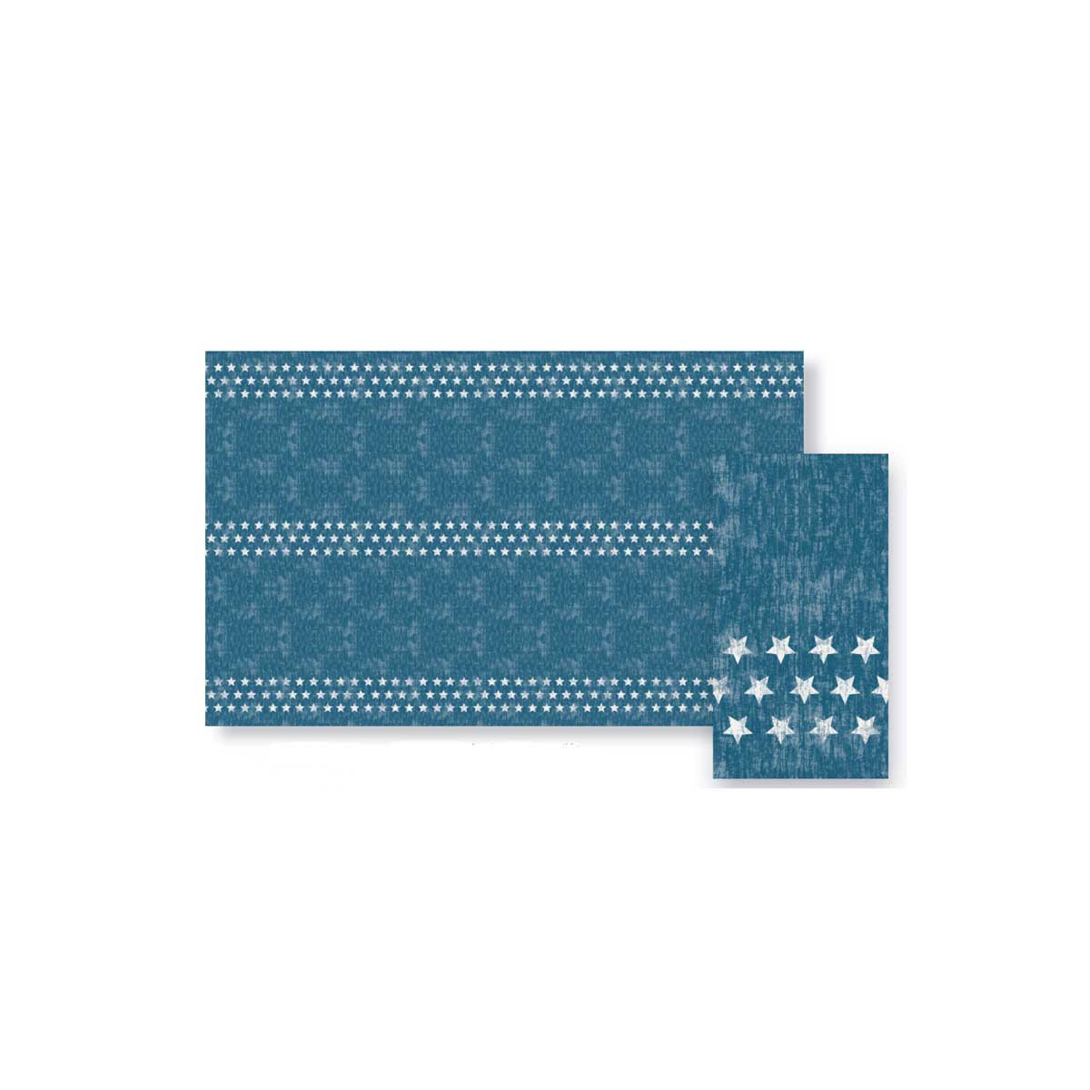 Mantel 138 x 220 cm Stella Blue