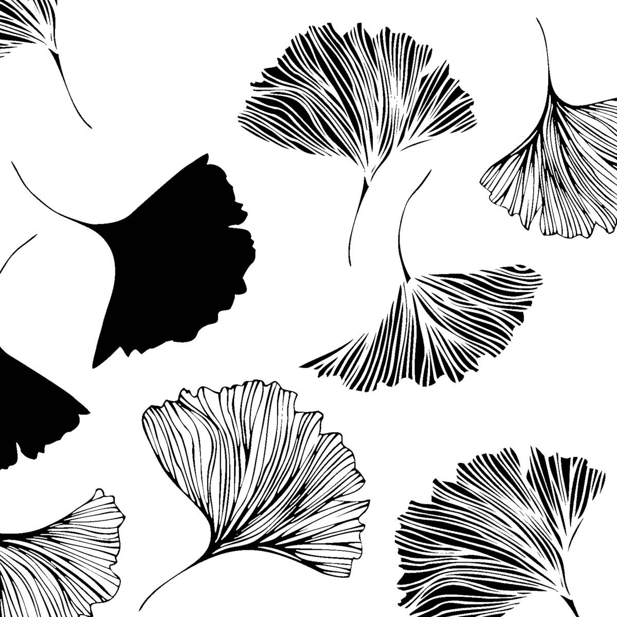 Servilletas 33 x 33 cm Ginko