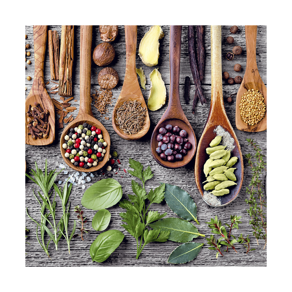Servilletas 33 x 33 cm Spicesand Herbs