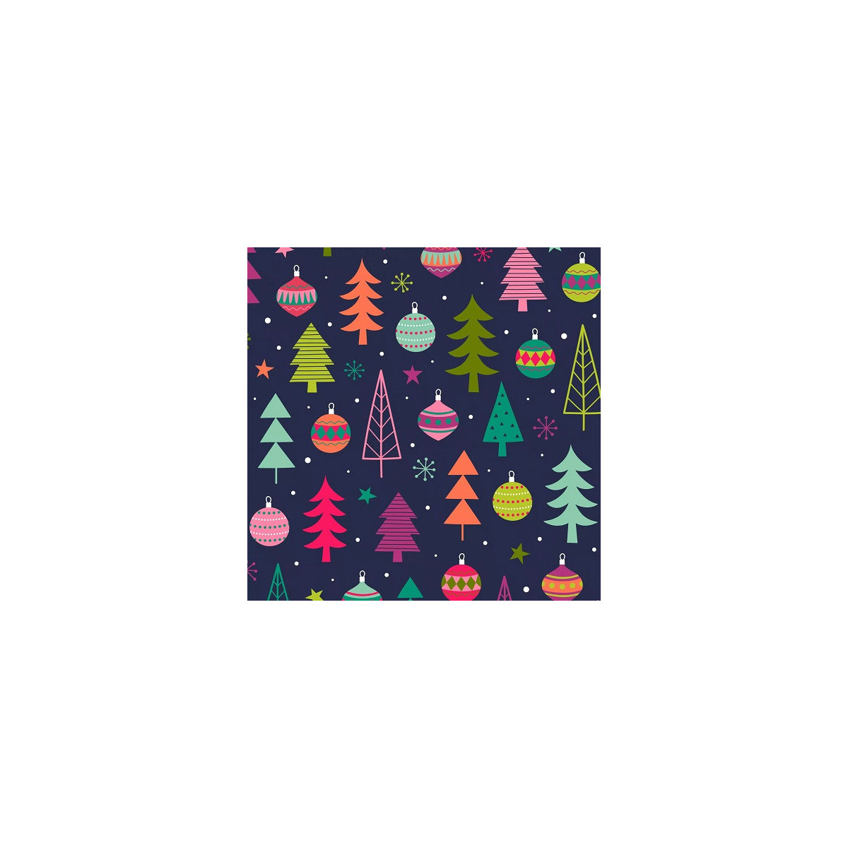 Servilletas 33 x 33 cm Geo Trees Xmas