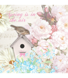 Servilletas 33 x 33 cm Bird House