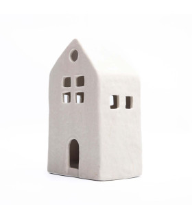 Adorno de Casita Blanca 20 cm Alparamis