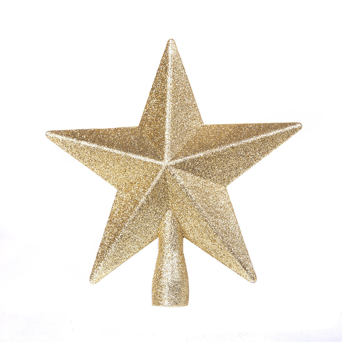 Estrella Punta de Árbol Dorada 19 cm Alparamis