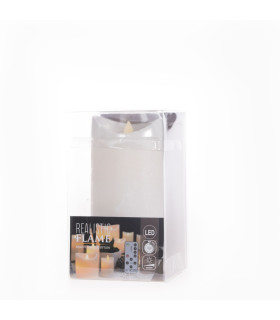 Vela LED Blanca 8 x 15 cm
