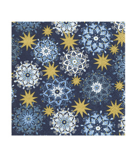 Servilletas 33x33 Filigree Stars Xmas