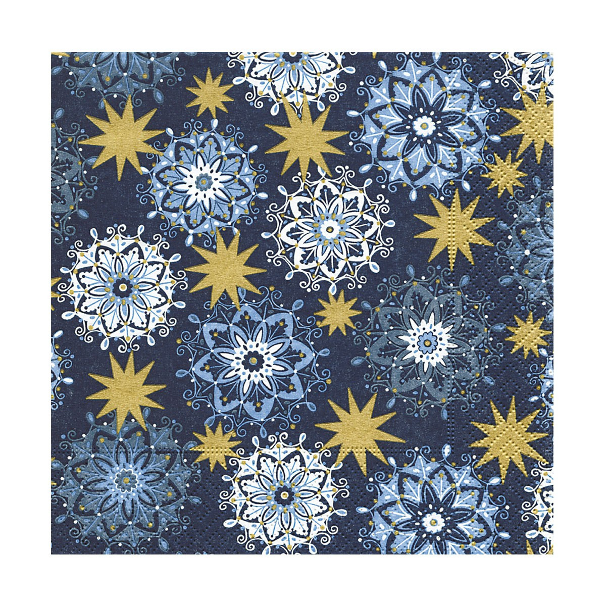 Servilletas 33x33 Filigree Stars Xmas