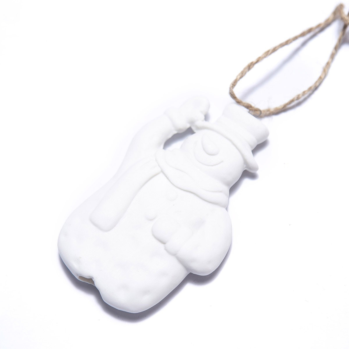 Adornos de Santa Snowman Reno y Moño 10 cm