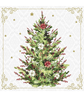 Servilleta 40X40 Christmas Tree