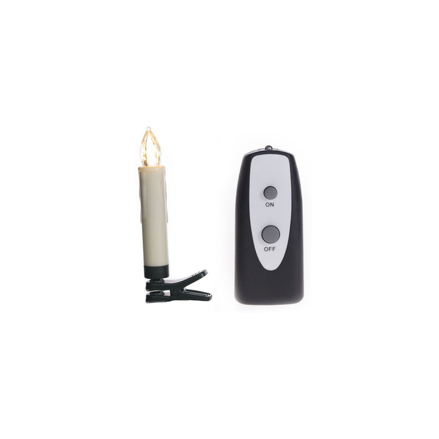 Vela LED Ivory x 10 Alparamis