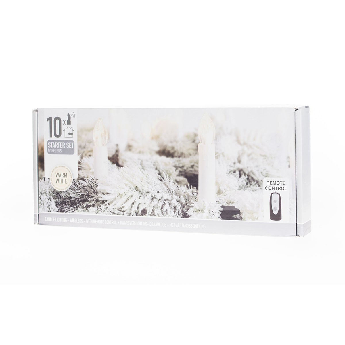 Vela LED Ivory x 10 Alparamis