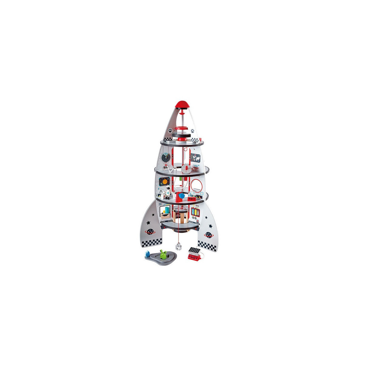 Cohete Espacial de 4 Pisos de Juguete Hape