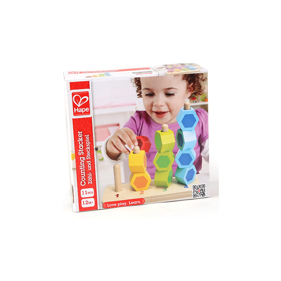Juego de Bloques Apilar y Contar Hape