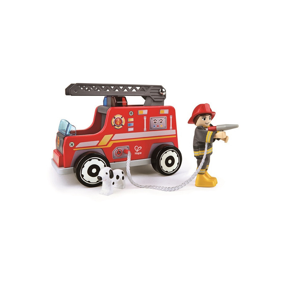 Equipo de Rescate de Bomberos de Juguete Hape
