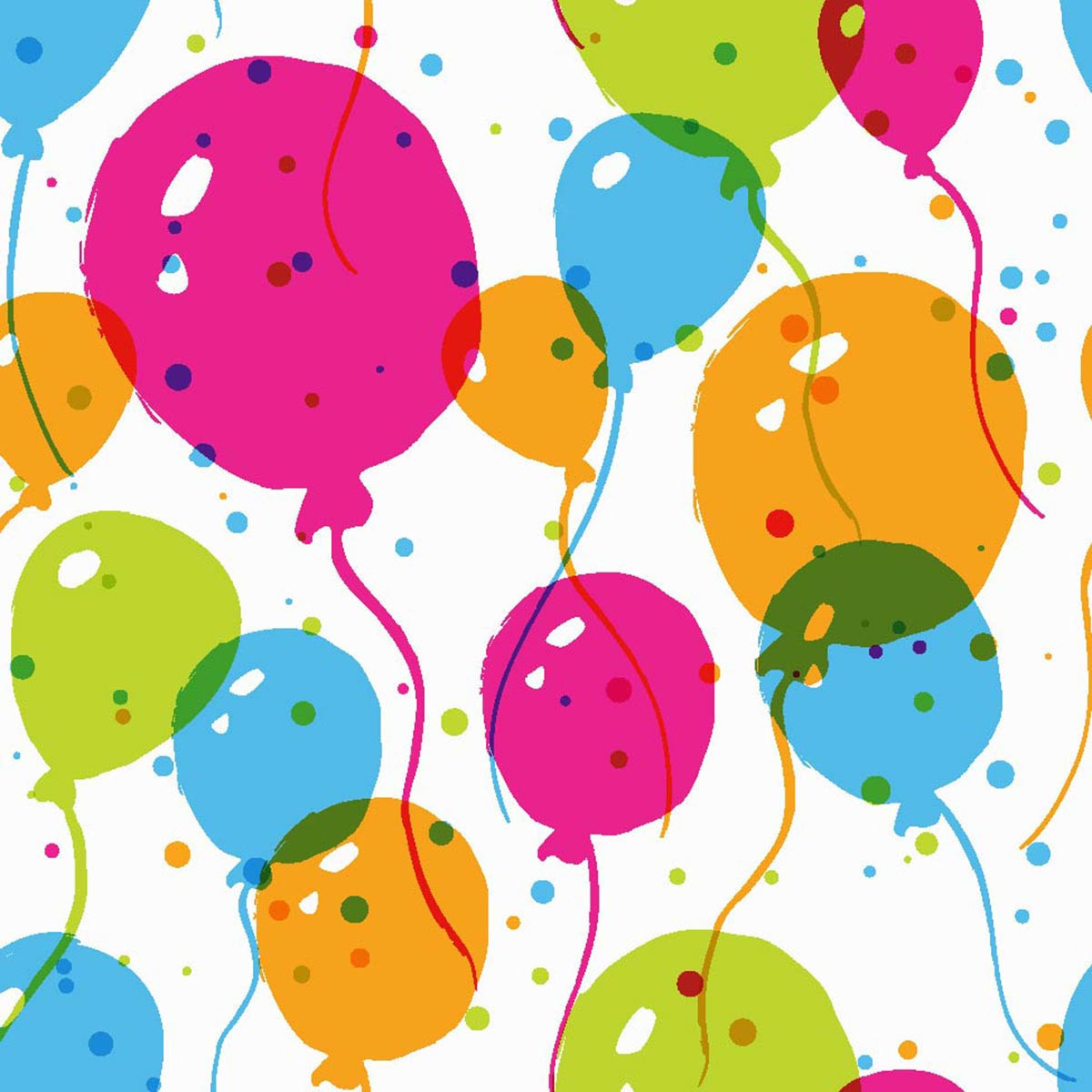 Servilletas 25 x 25 cm Splash Ballons