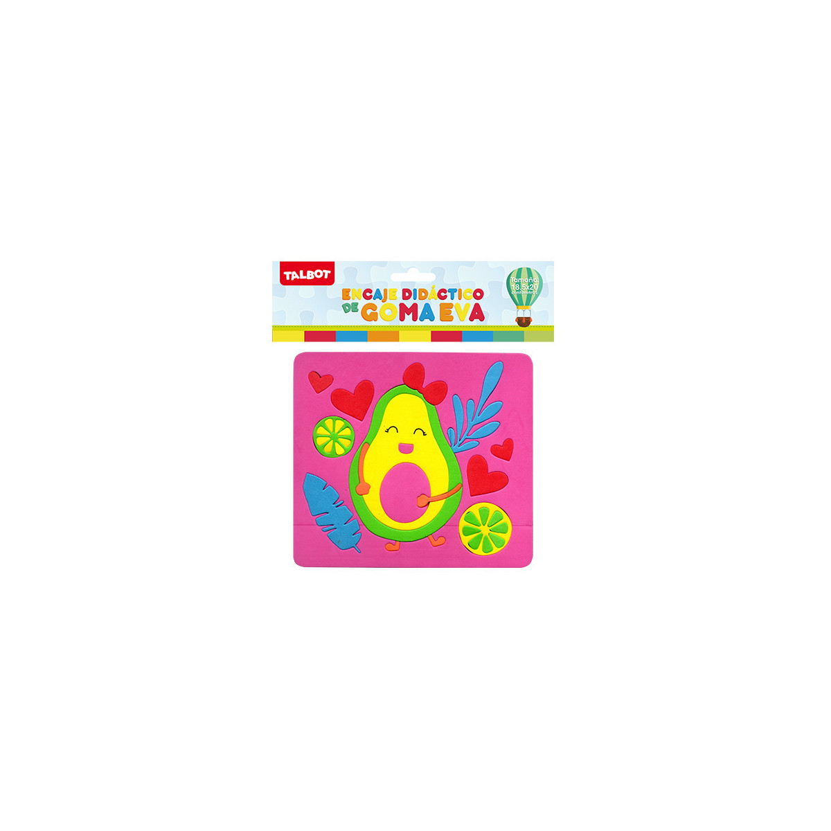 Juego de Encastre de Goma Eva Palta 18x20 cm