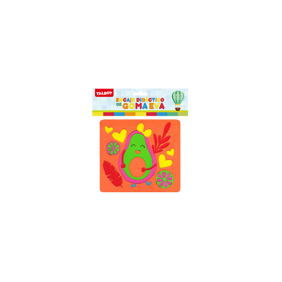 Juego de Encastre de Goma Eva Palta 18x20 cm