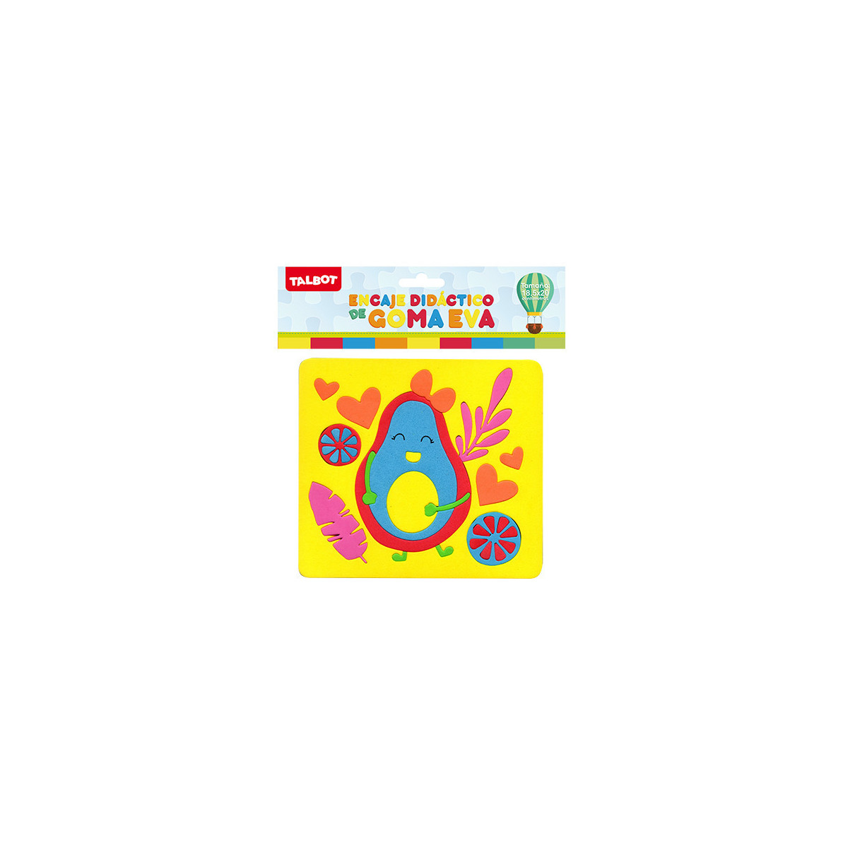 Juego de Encastre de Goma Eva Palta 18x20 cm