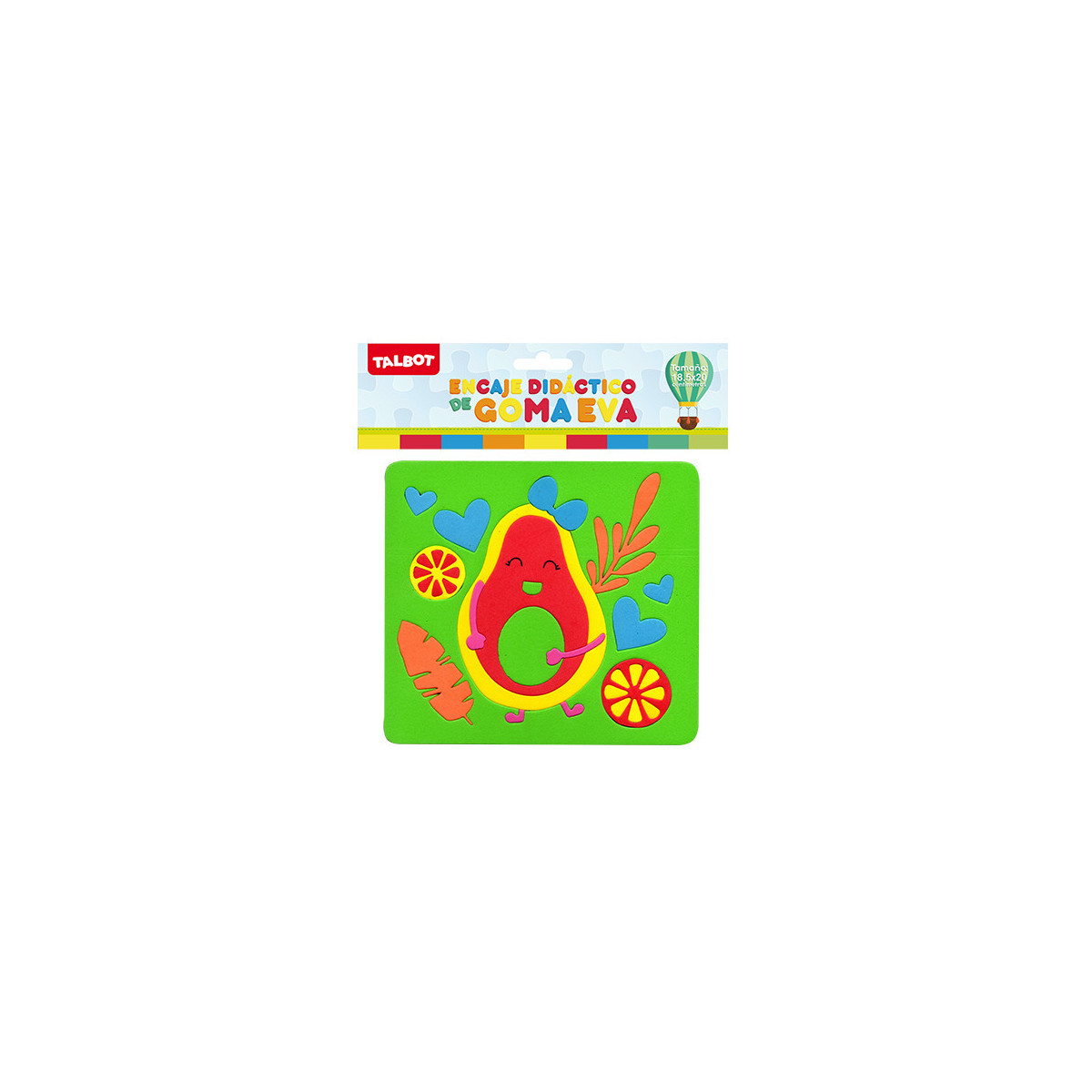 Juego de Encastre de Goma Eva Palta 18x20 cm